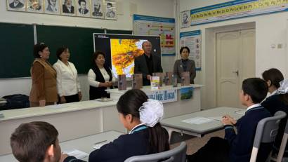 "Оқимыз, зерттейміз" тақырыбында  Ш.Уәлихановтың туғанына 190 жылдығына орай ғылыми сынып сағатын өтті. 