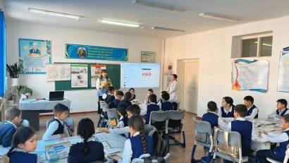 «Тірі организмдердің тіршілік етуі қалай ұйымдастырылған?» тақырыбында ашық сабақ өткізілді.