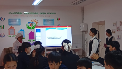  «Темекі – тыныстың жауы» тақырыбында түсіндірме жұмысы жүргізілді. 