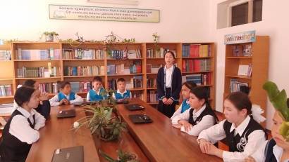 "Өлең оқудан жалықпайық" тақырыбында мәнерлеп оқу сайысы өткізілді.